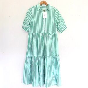 MAYE Marnie Shirtdress Apple Green